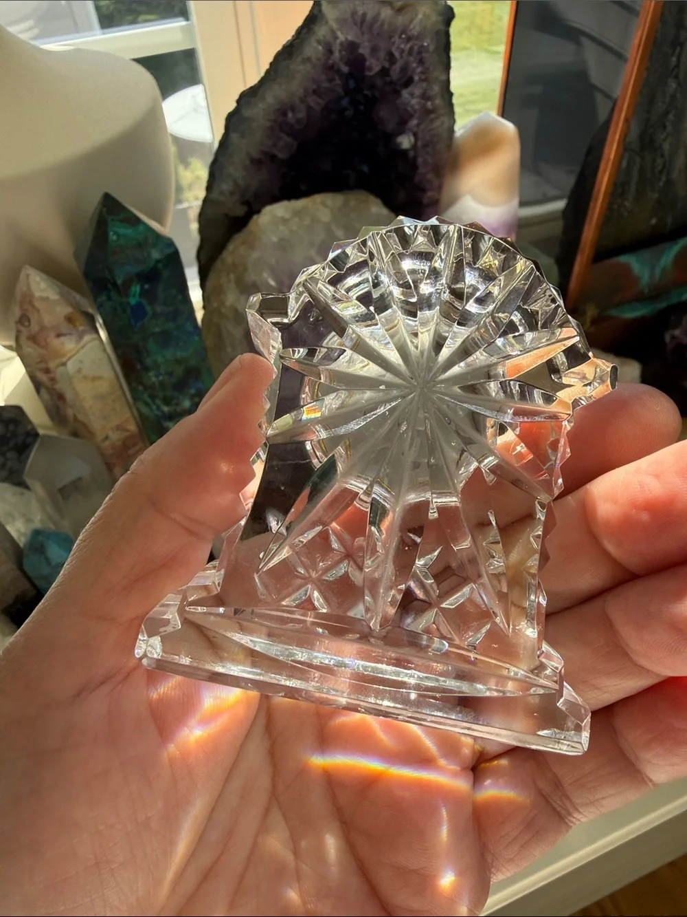 Waterford crystal mantel
